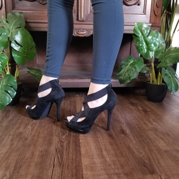 Jessica Simpson Black Heel 8.5 - Picture 2 of 7
